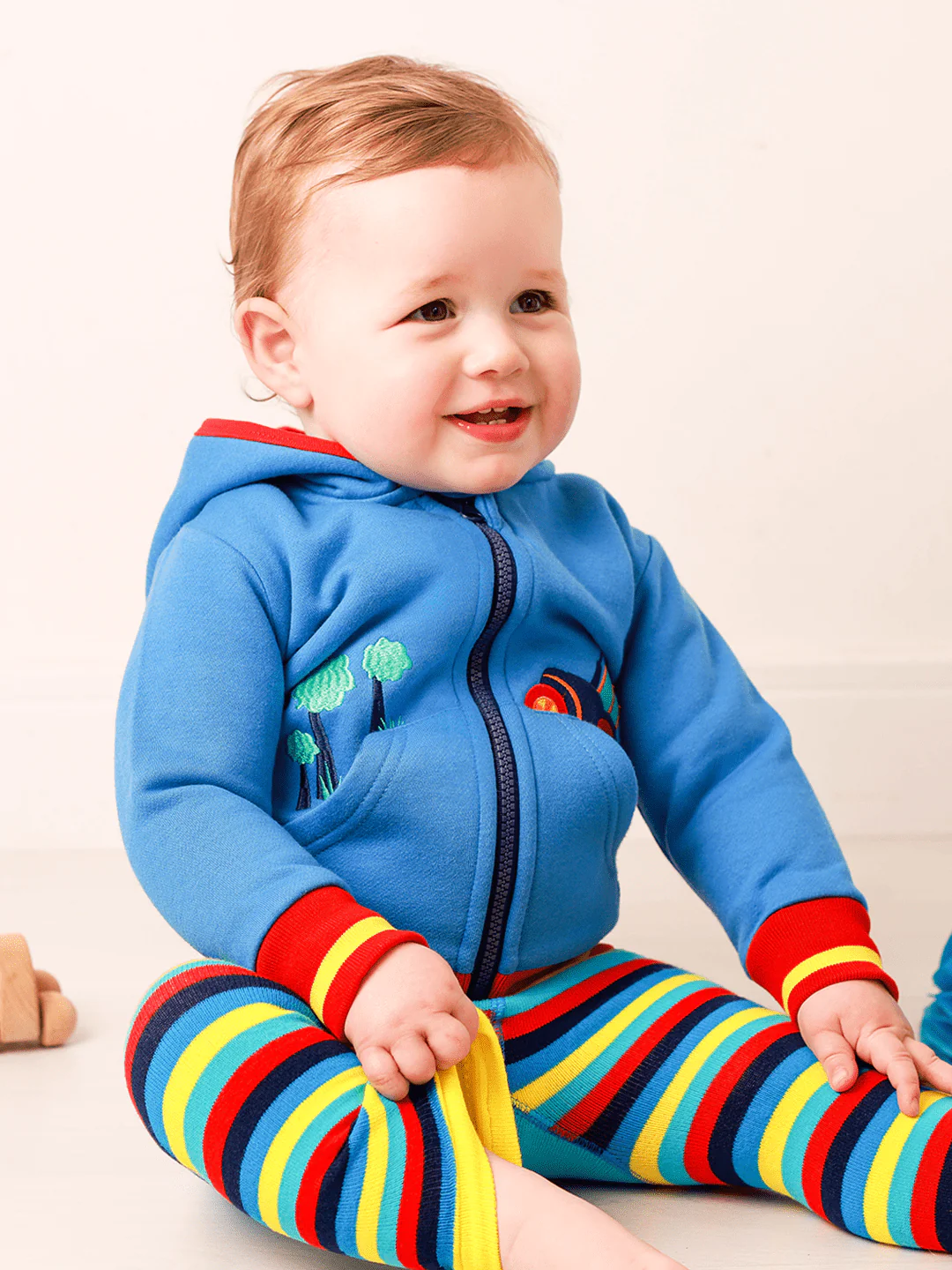 Farmyard Tractor Junior Hoodie - Image 6