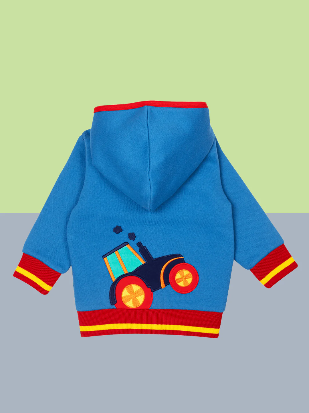 Farmyard Tractor Junior Hoodie - Image 8