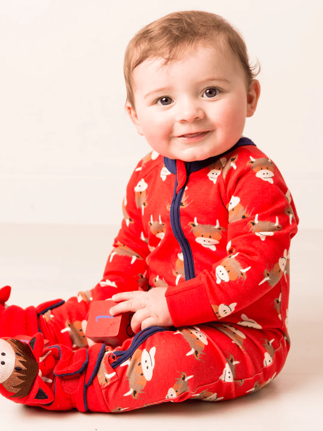 Hamish Highland Cow Romper Playsuit - Image 3