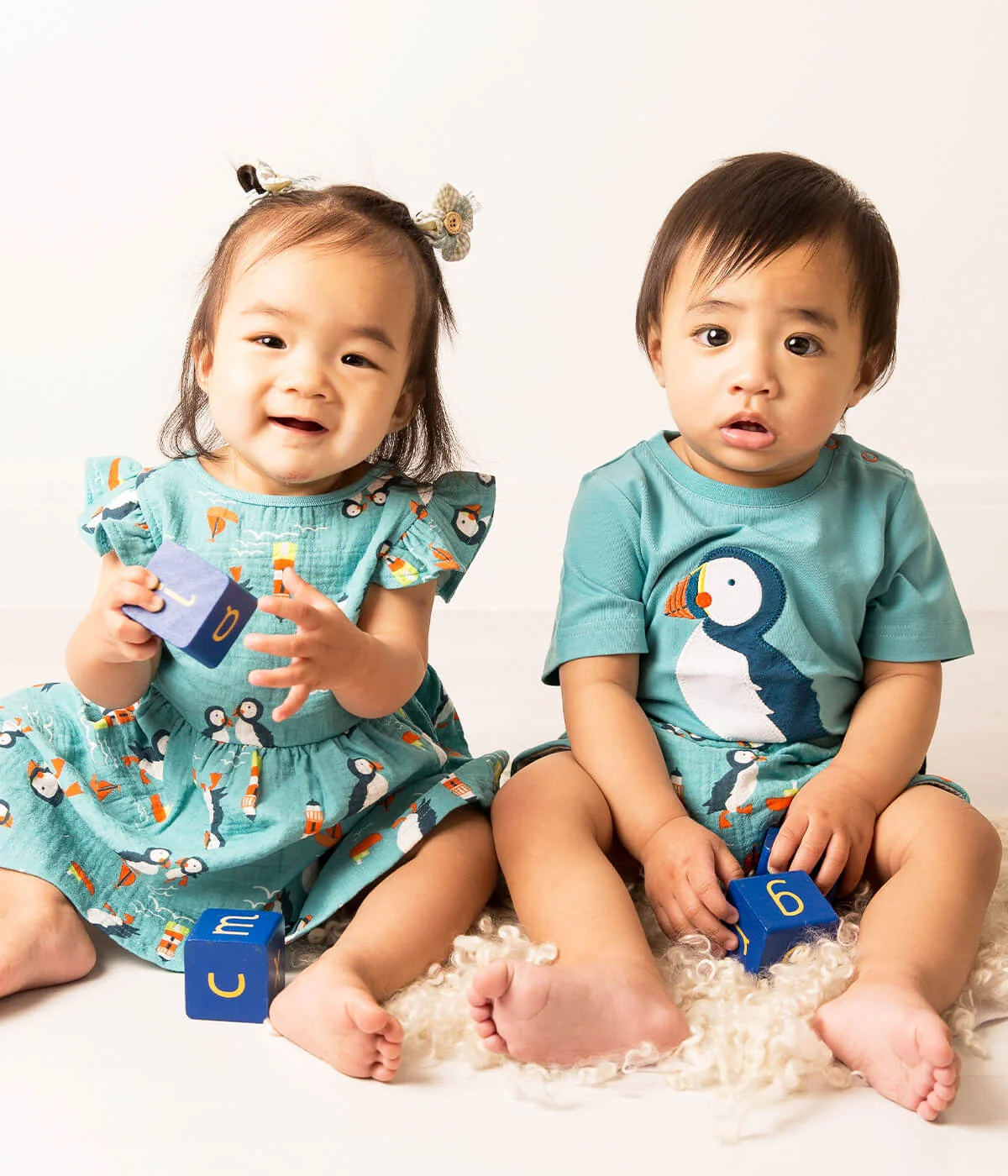 Junior Kenzie the Puffin Summer Dress - Image 3