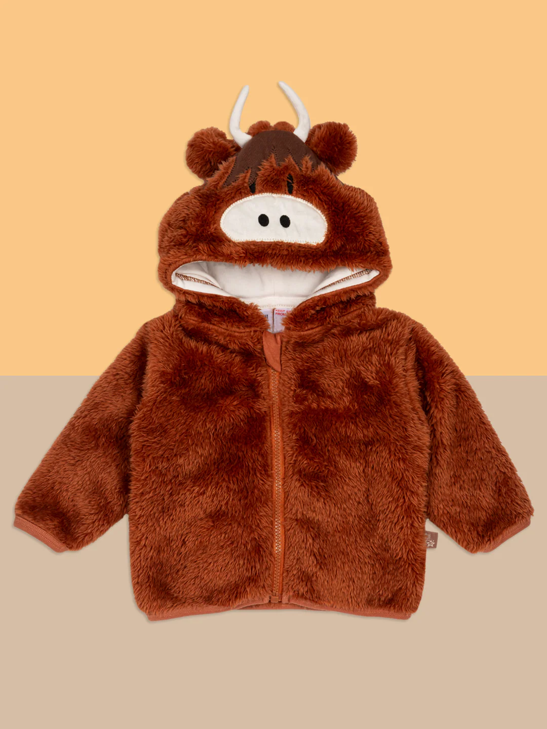 Neutral Highland Cow Hoodie - Image 8