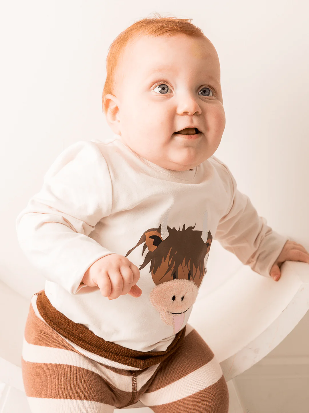 Neutral Highland Cow Top - Image 3