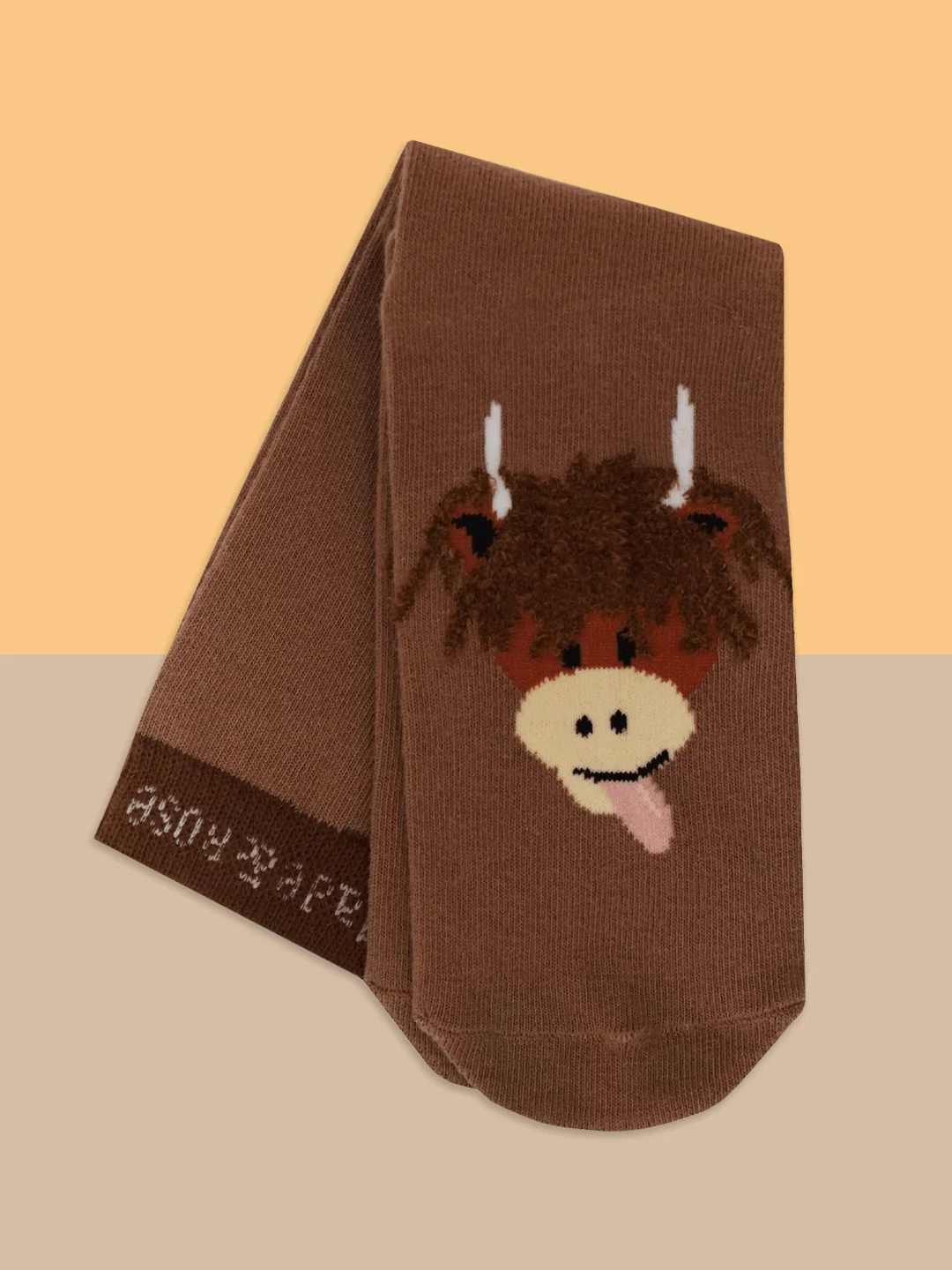 Neutral Highland Cow Socks - Image 6