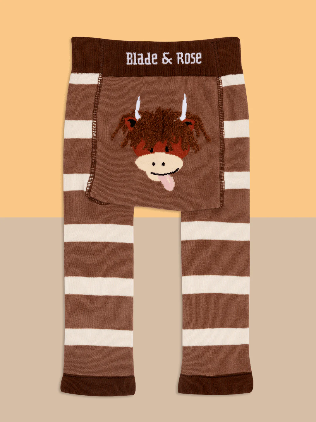 Neutral Highland Cow Leggings - Image 6