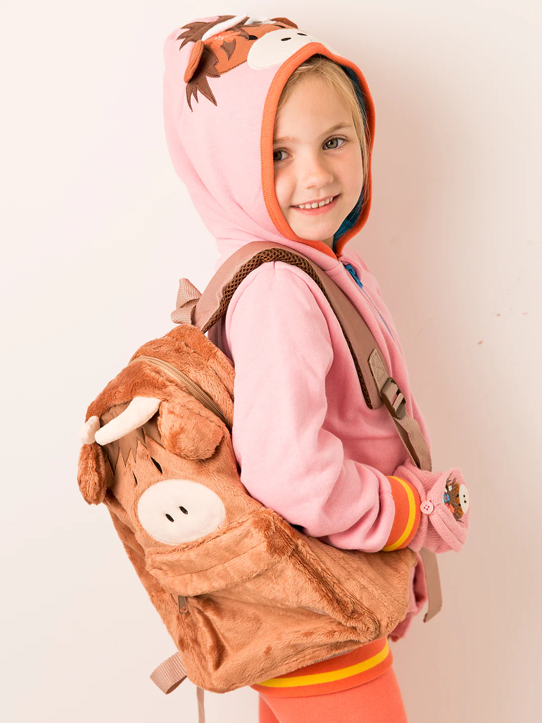 Neutral Highland Cow Rucksack - Image 5